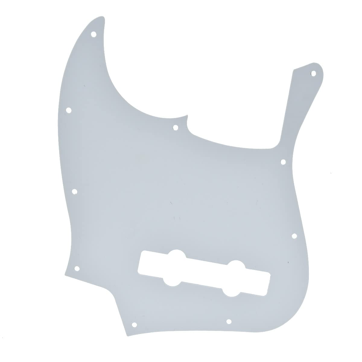 Dopro 5 String Jazz Bass Pick Guard J Bass Scratch Plate for USA/Mexican Fender 5 String Jazz Bass White Pearl